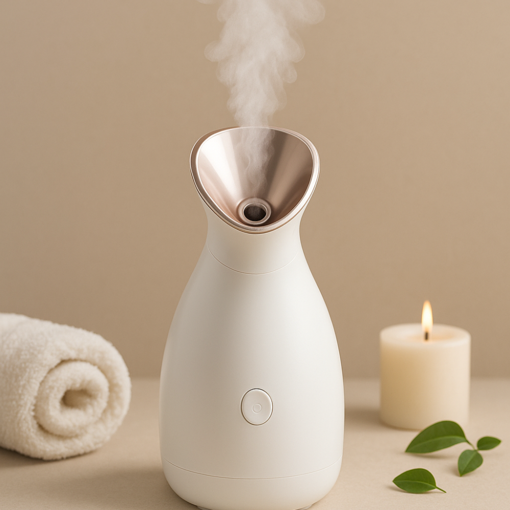 Facial Steamer – Deep Cleanse & Hydrating Spa Device