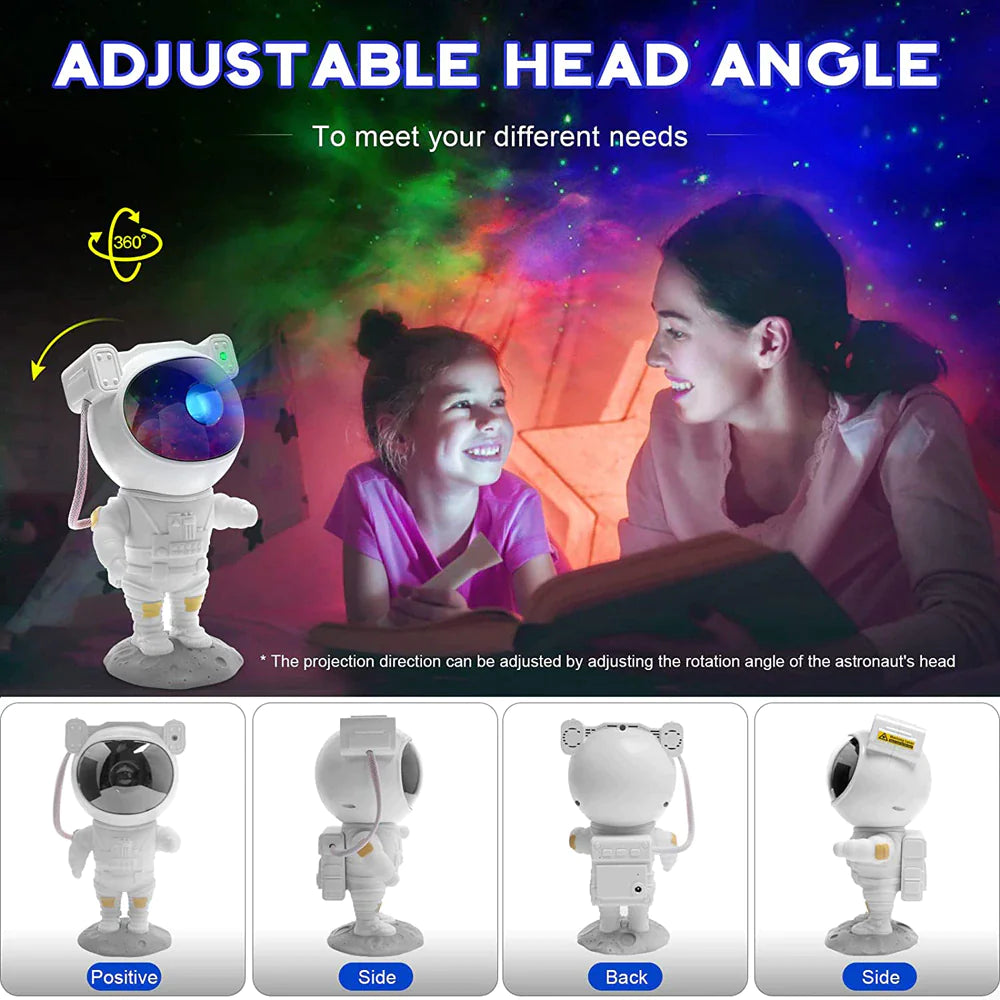 Astronaut Galaxy Star Projector β 17 Lighting Modes