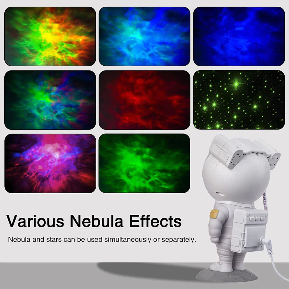 Astronaut Galaxy Star Projector β 17 Lighting Modes