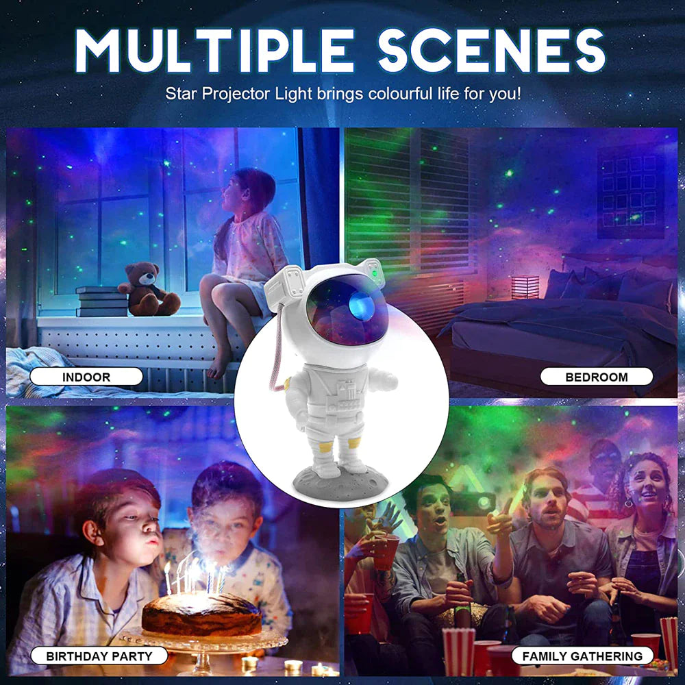 Astronaut Galaxy Star Projector β 17 Lighting Modes
