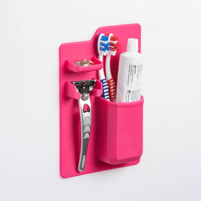 No-Drill Silicone Shower Organizer – Space-Saving Storage