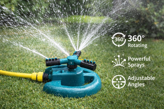 360° Rotating Garden Sprinkler
