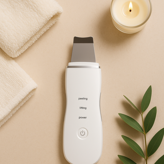 Ultrasonic Skin Scrubber | Deep-Cleansing Facial Spatula